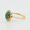 Bague 59 Bague Or Jaune - Emeraude et Diamants 58 Facettes RÉF 10006/13