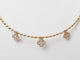 Collier Collier boules rigide et trèfles en or rose et diamants 58 Facettes 33100