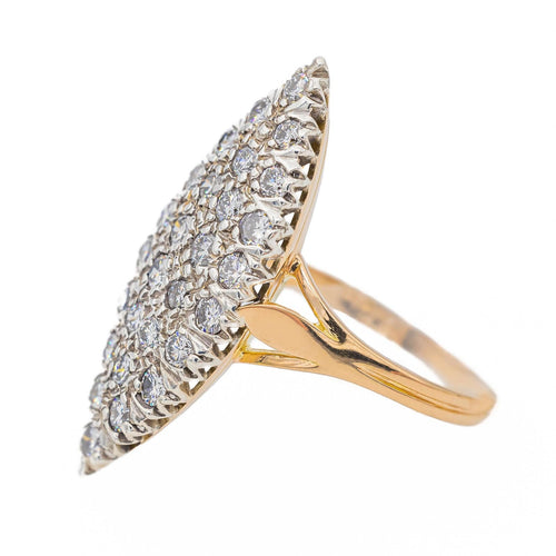 Bague 56 Bague Marquise Or jaune Diamant 58 Facettes 3132891RV
