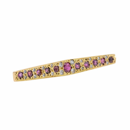 Broche Broche Epingle Or jaune Rubis 58 Facettes 3621945CN