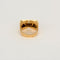 Bague 54 Bague Tank or jaune et diamant 58 Facettes TOU1275