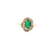 Bague Bague vintage or Jaune - Emeraude et diamants 58 Facettes 1.0002290/8