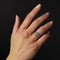 Bague 54 Bague ancienne diamants ronde 58 Facettes 24-273