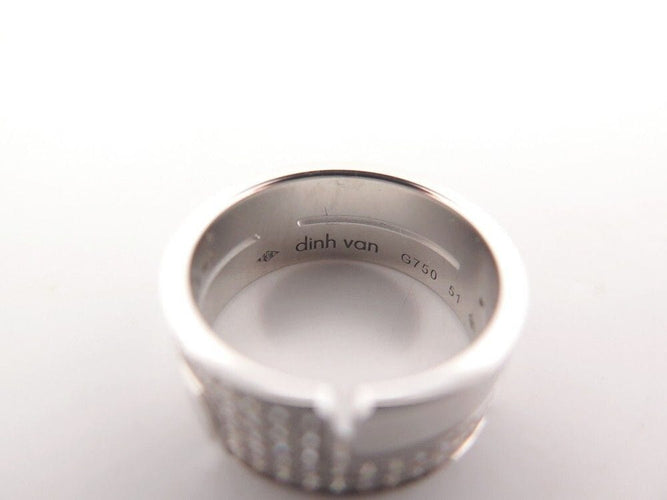Bague 51 bague DINH VAN seventies mm en or blanc diamants 58 Facettes 260260