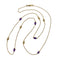 Collier Chaîne édouardienne en or jaune et améthyste 58 Facettes A2002K