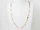 Collier Collier grain de café or jaune et blanc 58 Facettes GDC