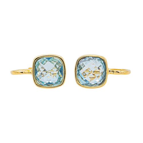 Boucles d'oreilles Boucles d'oreilles Or jaune Topaze 58 Facettes 3813538RV