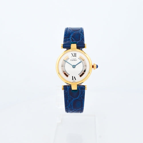 Cartier Must Vendôme - Ivory trinity dial - SM 58 Facettes