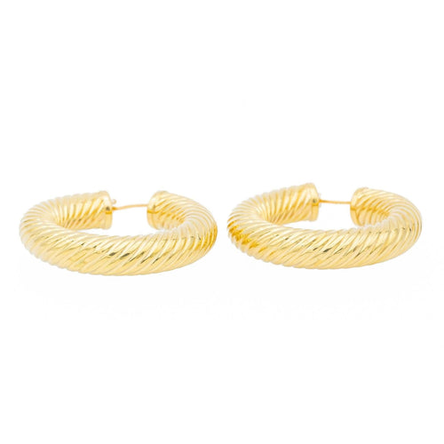 Boucles d'oreilles Boucles d'oreilles Créoles Or jaune 58 Facettes 1751503CN