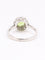 Bague 53 Bague péridot entourage diamants 58 Facettes 1174.6
