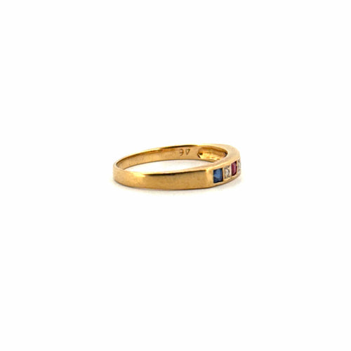 Bague 51 Alliance Or Jaune Tutti Frutti 58 Facettes 99-GS38386-4