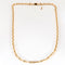 Collier Chaine or jaune maille jaseron 58 Facettes ENG104382