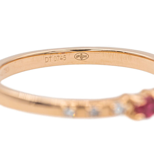 Bague 52 Mauboussin Bague Capsule d'émotion Or rose Rubis 58 Facettes 3327343CN