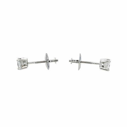 Boucles d'oreilles Boucles d'oreilles Puces Or blanc Diamant 58 Facettes 4183092CN