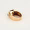Bague 58 Bague chevalière or jaune et gris, diamants et citrine 58 Facettes ALE42294