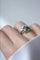 Bague 57.5 Bague Toi et Moi Diamants Rétro Or et Platine 58 Facettes