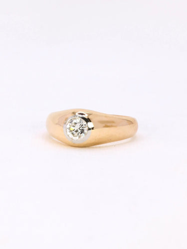 Bague 60 Bague jonc vintage or jaune diamant 58 Facettes 1087.26