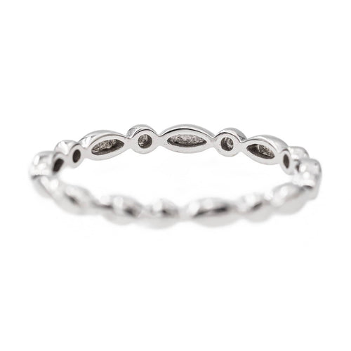 Bague 52 Mauboussin Bague Alliance  Or blanc 58 Facettes 3059432CN