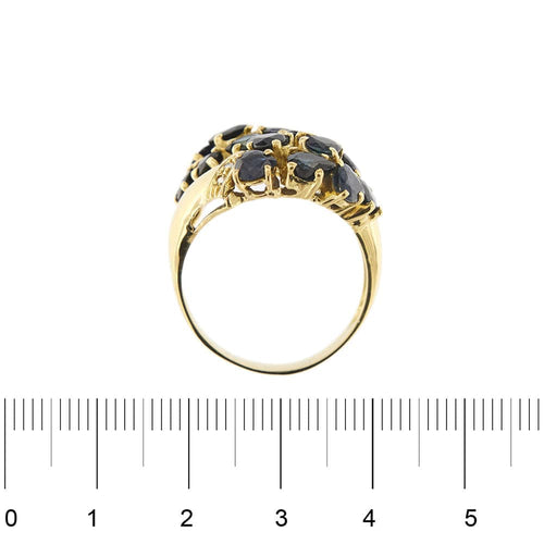 Bague Bague avec saphirs et diamants 58 Facettes 34488