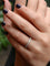 Bague 63 Alliance américaine en or blanc et diamants 2.24 ct 58 Facettes J48