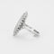 Bague 53 Bague marquise or gris diamants 58 Facettes GU69