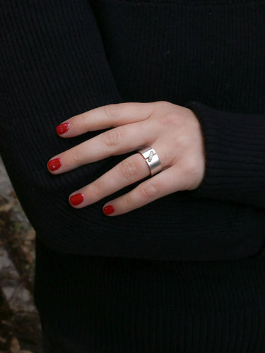 Bague CHAUMET - Bague lien or blanc diamants 58 Facettes J173