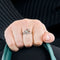 Bague 54 Bague or jaune et blanc, rubis et diamants 58 Facettes LAN12232