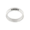 Bague 58 Alliance avec diamants noirs 58 Facettes 28390