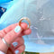 Bague 58.5 Bague Jonc bombé - Diamants - Or blanc et or jaune 18 K 58 Facettes AA 1714