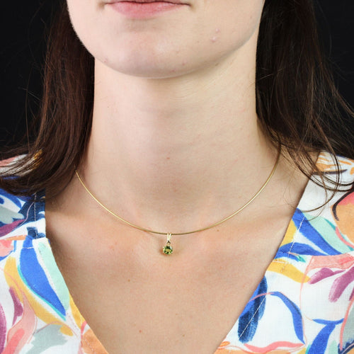 Pendentif Pendentif or péridot 58 Facettes CVP152