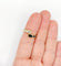 Bague 55.5 Bague toi et moi vintage or 18k diamant 0.35 carat et saphirs 58 Facettes A02998