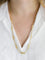 Collier Collier chaine Art Nouveau maille filigrane or jaune 58 Facettes 1152.2
