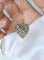 Pendentif Pendentif Ancien Cœur Diamants sur Or Rose 58 Facettes