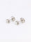 Boucles d'oreilles Puces d'oreilles or blanc diamants ronds 0.7 carat 58 Facettes 1099.32