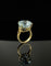Bague Bague artisanale ornée d'une topaze bleue 58 Facettes