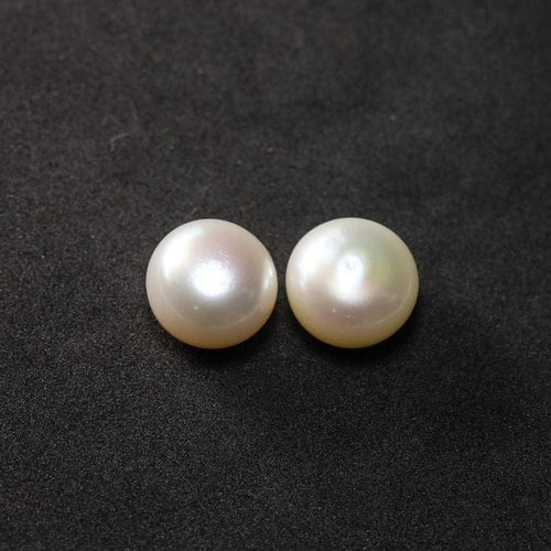 Gemstone Paire de 2 perles d'eau douce 58 Facettes 381