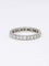 Bague 56 Alliance platine diamants 1 ct 58 Facettes J384