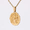 Pendentif Médaille ancienne Saint Christophe signée Contaux 58 Facettes CVP126