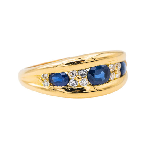 Bague 58 Bague Or jaune Saphir 58 Facettes 3221911CN