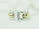 Bague 52 Bague Hermès Chaîne d'Ancre en or et argent 58 Facettes 33489