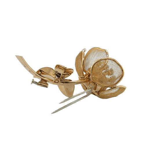 Piaget - Broche « La trembleuse » - Or jaune et Diamants