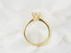 Bague 52 Bague solitaire en or jaune et diamant synthétique 58 Facettes 31902