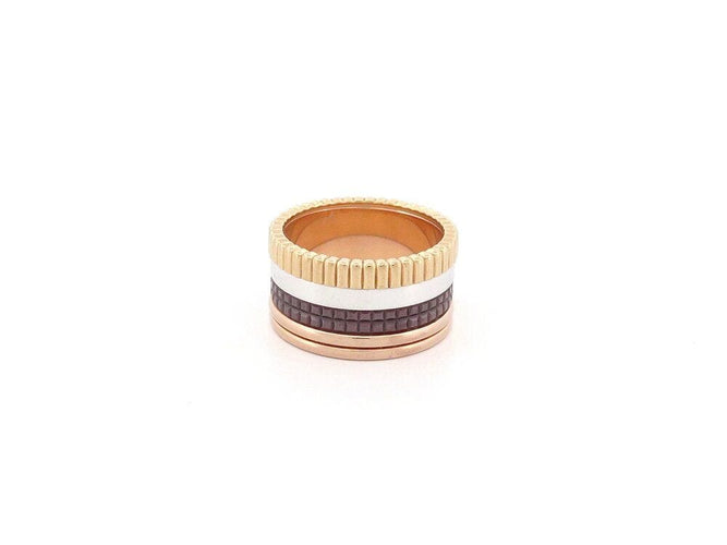 Bague 55 bague BOUCHERON quatre classique large or 58 Facettes 261796