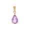 Pendentif Pendentif goutte améthyste 58 Facettes CVP202
