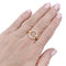 Bague 56 Bague Hermès "Filet d'or", or rose, diamants. 58 Facettes 33474