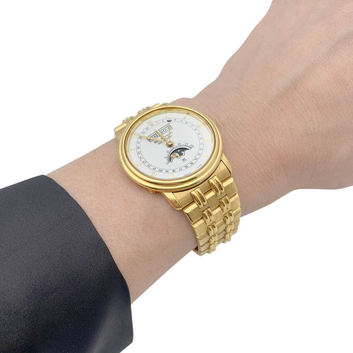 Montre Montre Blancpain "Villeret Moonphase" or jaune. 58 Facettes 32035
