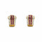 Boucles d'oreilles Boucles d'oreilles or jaune diamants rubis 58 Facettes 220219R