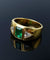 Bague Fascione Bombato con Smeraldo e Diamanti 58 Facettes