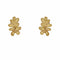 Boucles d'oreilles Clips anciens en or jaune amati et ciselé 58 Facettes 24-276A