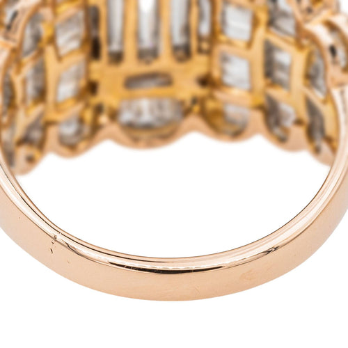 Bague 54 Djula Bague Cocktail Or rose Diamant 58 Facettes 3530666CN